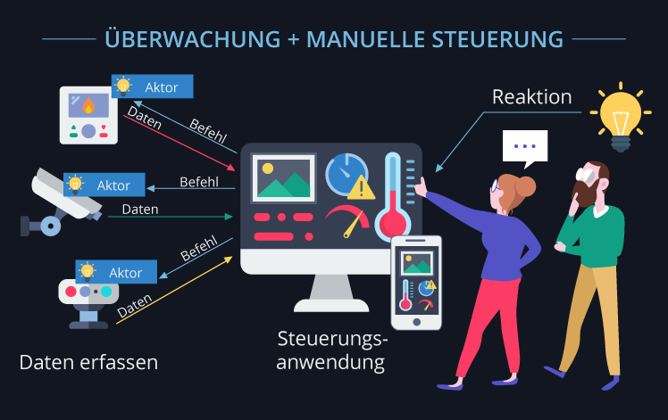 Überwachung + manuelle Steuerung