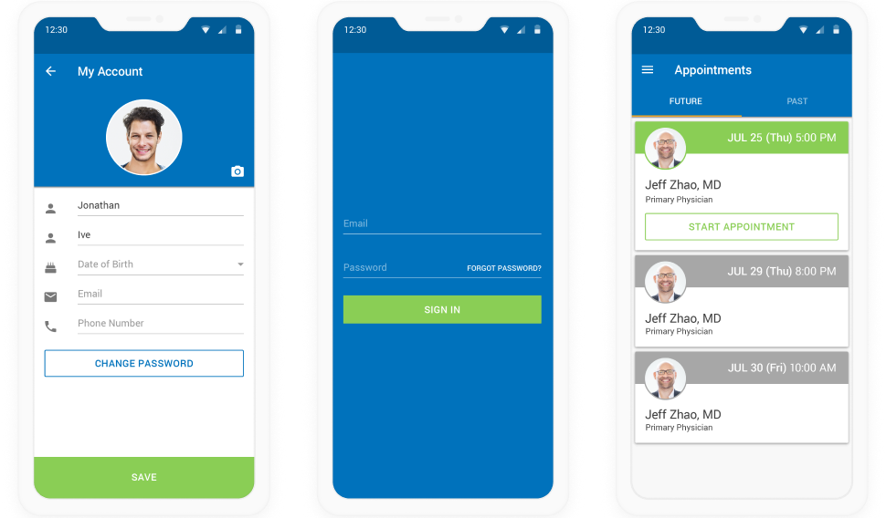 android telehealth chiron app