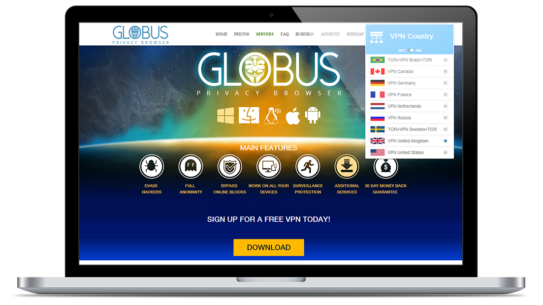 globus privacy browser