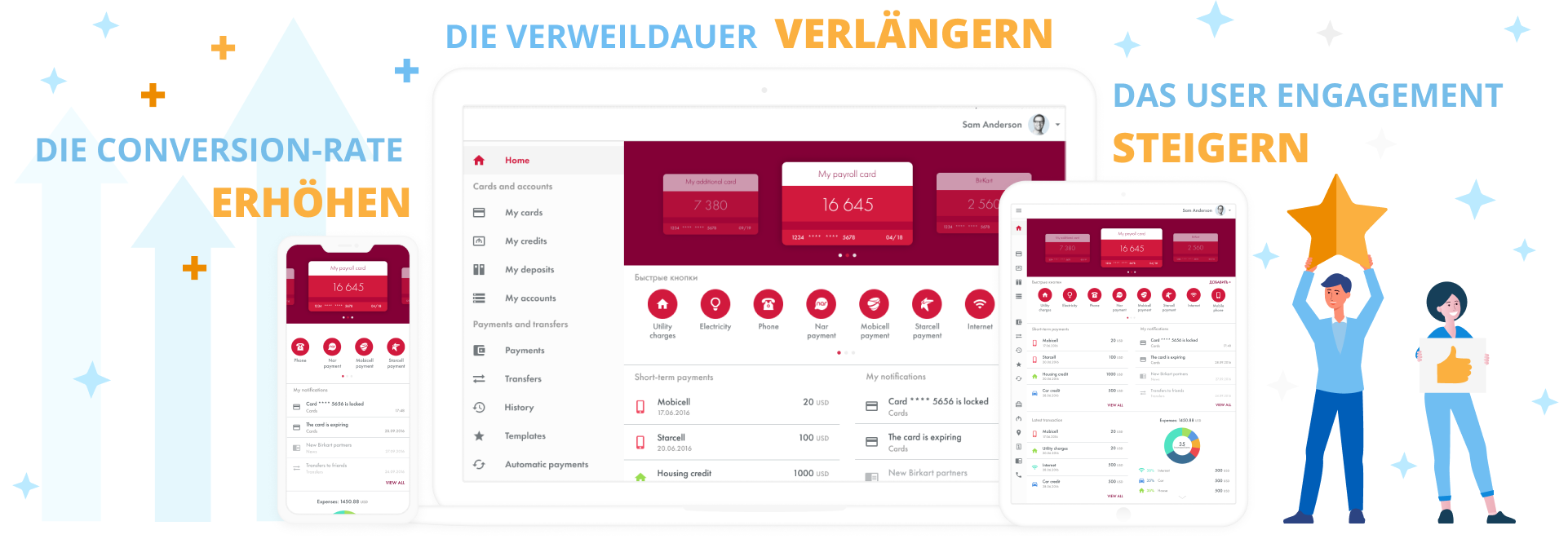 Responsive Webdesign - ScienceSoft 