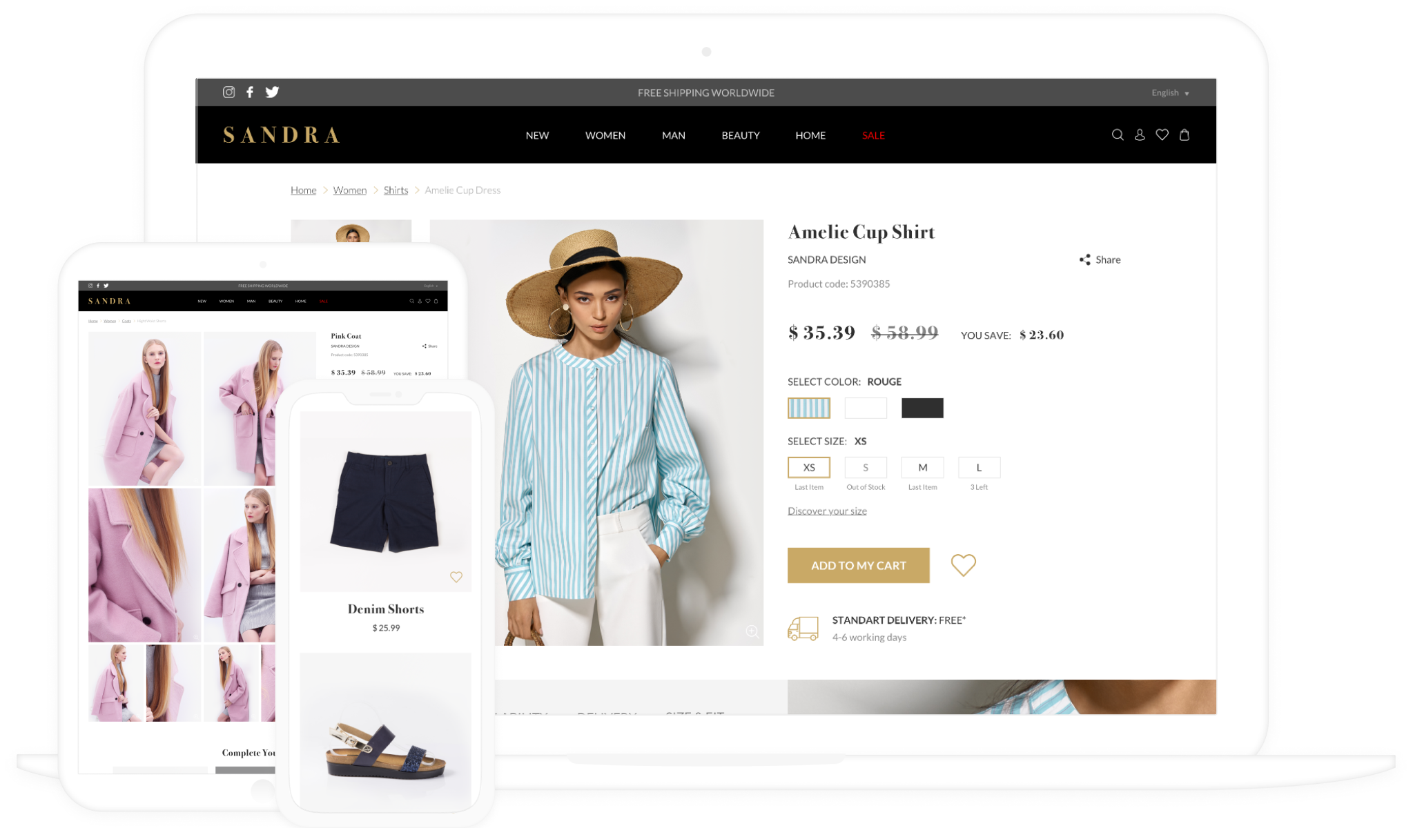 Website für Mode & Bekleidung