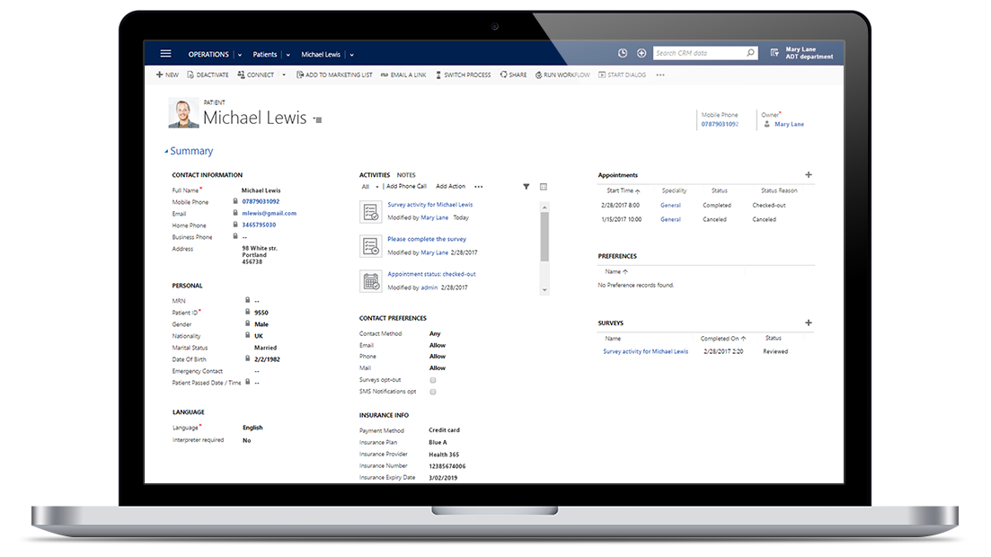 Healthcare CRM für das Medizin- und Forschungszentrum