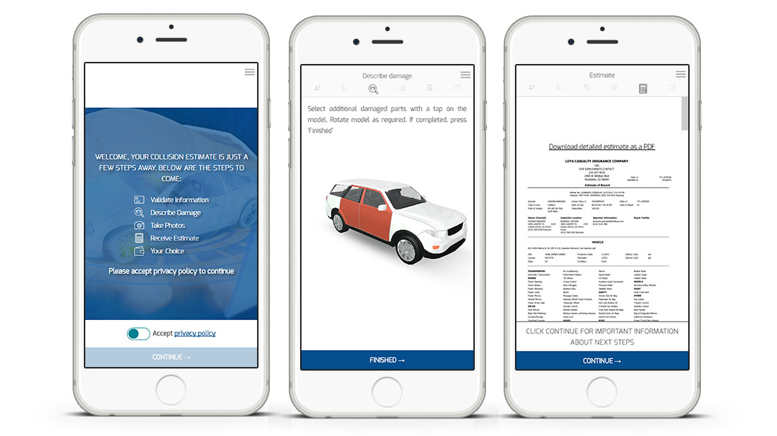 Entwicklung einer Web-App für die Kfz-Versicherung
