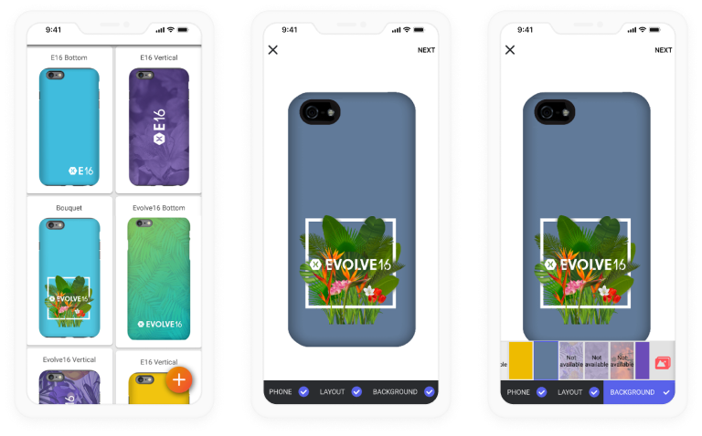 Entwicklung einer App für iOS und Android auf Xamarin für die Erstellung von Design-Beispielen