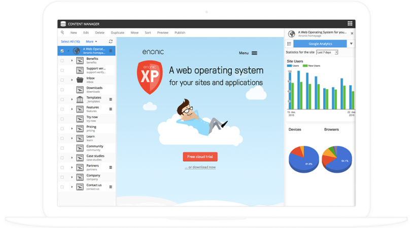 Entwicklung einer innovativen CMS-Anwendung