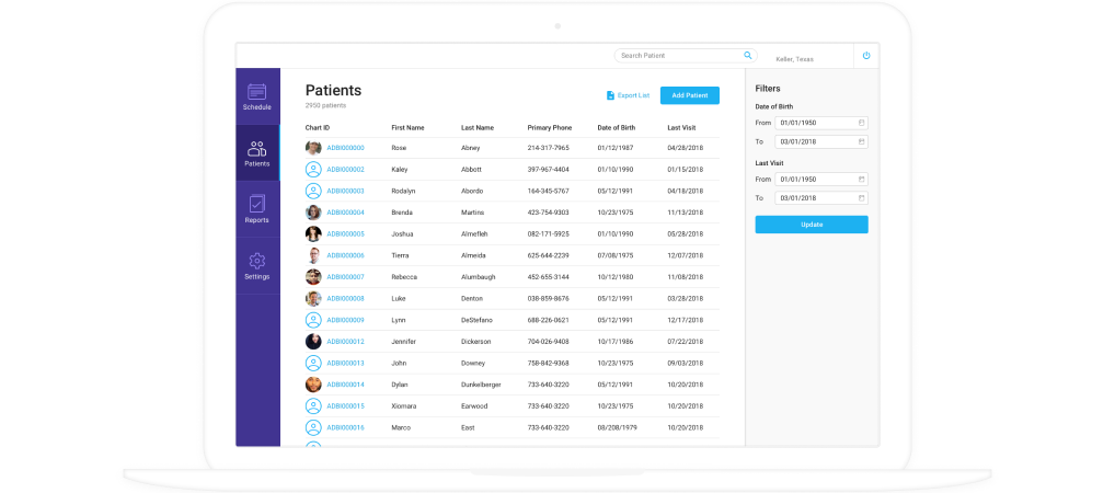 UI-Design einer webbasierten benutzerdefinierten EHR-App