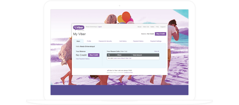 Entwicklung eines Zahlungsportals für Viber
